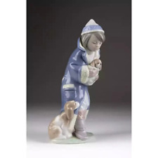 1992 Vintage Porcelain Statue Figure Friends Boy Lladro Spain Marked 19 cm picture