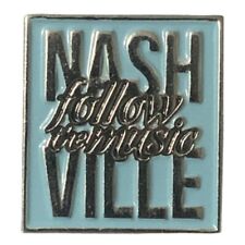 Nashville Follow the Music Travel Souvenir Pin picture
