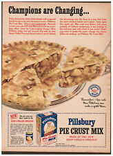 Pillsbury Pie Crust Mix Magazine Food Print Ad 1951 Apple Pie Vintage picture