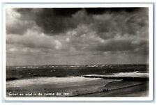 1947 Great And Wide is the Space of Sea Texel Netherlands RPPC Photo Postcard picture