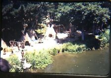 Disneyland 1972 Indian Village TeePee Lot of 2 35mm Slides picture