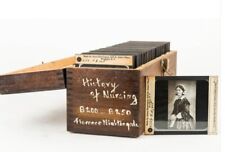 University Pittsburgh / Nursing Florence Nightingale 60 Lantern Slides Wood Box picture