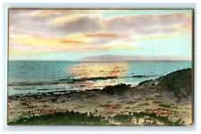 1940 View of Sunset and Sea in Point Loma, California CA Vintage Postcard picture