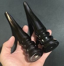 2 PC Buffalo Tip Handle Tool Materials Collection Decor picture