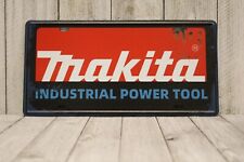 Makita Tools License Plate Tin Metal Sign Hardware Store Garage Man Cave XZ picture