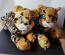 Girl Scouts Little Brownie Plush Leopard Cat Cookie Go For Bold Lot of 2 picture