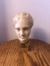 Vintage Greek Goddess Of Health And Cleanliness Bust. Hygeia. 360 B.C. picture