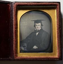 Cap and Gown college graduate Daguerreotype -Identified. picture