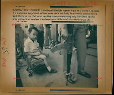 Kidnap Alert:a pupils wait his parents in the s... - Vintage Photograph 1172277 picture