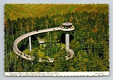 5 7/8x4 in postcard Clingman's Dome Great Smoky Mountains National Park unposted picture