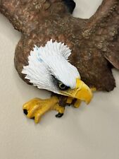 Soaring Bald Eagle Wall Mounted Composite Decor In Flight 21” X 14” picture