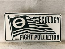 Ecology Fight Pollution Booster License Plate picture