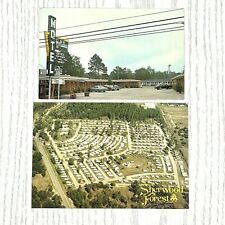 2 Florida Photo Postcards - Sherwood Forest, Bonifay Holiday Motel picture