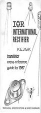 IOR International Rectifier Transistor Cross Reference 1967 * PDF * CDROM  picture