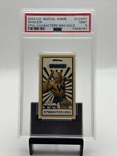 CCM-31 WHIZZER 2020 Upper Deck Marvel Anime CAPSULE CHARACTER GOLD MINI PSA 9 picture