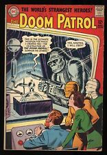 Doom Patrol #86 VG+ 4.5 1st issue in own title Brotherhood of Evil DC Comics picture