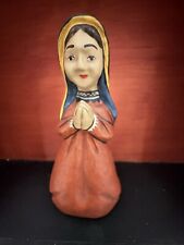 CHARLES CARRILLO Hand Made Folk Art ~hard to find ~with Label~Mother Mary Figure picture