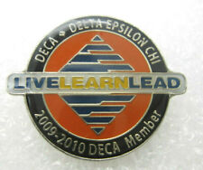 2009-2010 DECA Member Delta Epsilon Chi Live Learn Lead Lapel Pin (A89) picture