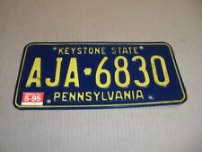 Pennsylvania 1995 Keystone State License Plate AJA 6830 picture