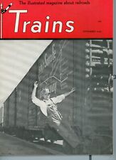1948-9, SEPTEMBER TRAINS MAGAZINE VOLUME 8, NO. 11 FULL OF GREAT PICS & ADS 1948 picture