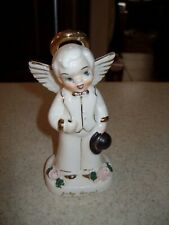 Vintage Napco Birthday Angel Figurine July Boy 99026  1950s Japan Ceramic  picture