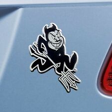 arizona state sun devils ncaa 3-d  metal car auto emblem sticker decal usa made picture