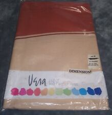 Vintage Vera Tablecloth Cinnabar 60” x82