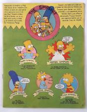 1992 Cromy Argentina The Simpsons Sticker Album Rare in Spanish Bart-Homer Read picture