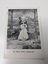 Postcard ~ Love Romance 1908 ~ Bamforth Is That You Charlie  picture