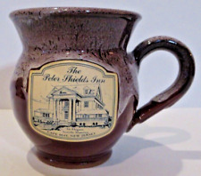 VINTAGE DENEEN POTTERY Coffee Mug The Peter Shields Inn Cape May, NJ 1998 USA picture