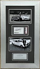 Carroll Shelby d.2012 (Shelby Charger/Mustang) signed custom framed display-PSA picture