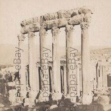 1900s RPPC Baalbek Temple Of Jupiter Columns Ruin Quarry Lebanon Postcard picture