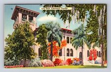Lakeland FL-Florida, Tropical City Hall Building, Antique Vintage Postcard picture