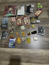 Disney Lot Of 30 Items- 25 Pins 4 Clips 1 Button 2 Lanyards Japan Funko Lot A picture