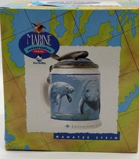 1993 Anheuser Busch Marine Conservation , Manatee Stein (Extinction is Forever) picture