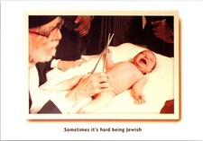 Israel Birthright Jewish Circumcision Advertising Postcard C328 picture