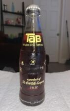 Tab Diet Soda Full Bottle 7 oz 1970's-1980's Nice Shape Coca-Cola Product picture