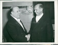 1945 Stellan Wollmar Congratulates Torsten Ralf Lohengrin Debut Opera 6X8 Photo picture