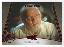 Cryptozoic CZX Jurassic Park Red Deco Foil #17 The Flea Circus Serial 140/199 picture