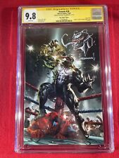 VENOM #28 VIRGIN, SIGNED AND SKETCH BY KAEL NGU CGC 9.8 SS , ABSOLUTELY GORGEOUS picture
