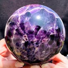 3.12LB Natural Dream Amethyst Quartz Crystal Sphere Ball Healing picture