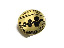 Pikes Peak Mental Health Center Pin Black & Gold Tone picture