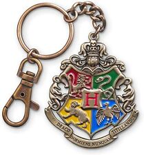 Wizarding World of Harry Potter Hogwarts Crest Metal Key Chain, Noble Collection picture