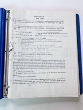UCLA Intro to Artificial Intelligence Student Binder 1986 Assignments, Notes Etc picture