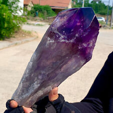 2.63LB Natural Amethyst Quartz Crystal Single-End Terminated Wand Point Healing picture