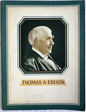 THOMAS A EDISON JOHN HANCOCK Insurance CO. BOOKLET picture