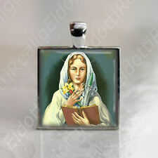 St Dymphna Patron of Mental Illness - Catholic Medal Pendant Christian Jewelry picture
