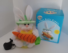 Fiber Optic Color Changing 13” Easter Bunny Rabbit Includes Adapter and Box picture