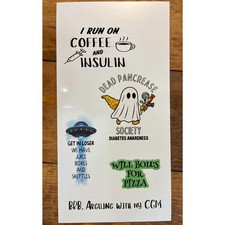 Type 1 Diabetes Sticker Sheet - Funny T1D / Diabetic Humor Vinyl Decals picture