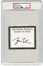 PRESIDENT George W. Bush Signed PSA NM-MT 8 